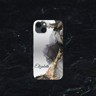 Case-Mate iPhone Case Aquarelle Vanessa Noir et Blanc