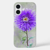 Aquarelle violette Dahlia