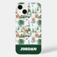Aquarelle Woodland Baby Motif animal