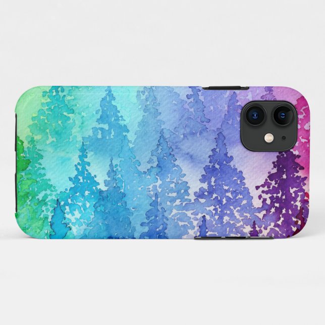 Coques Case-Mate iPhone Aquarelles colorées (Dos (Horizontal))