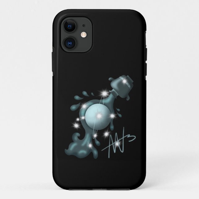 Coques Case-Mate iPhone Aquarius Uranus Zodiac cosmique (Dos)