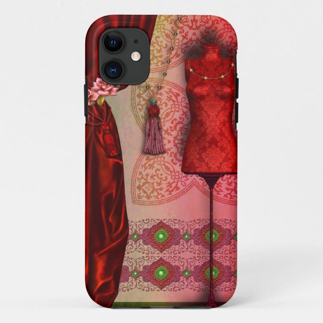 Coques Case-Mate iPhone Arabesque victorien, OPHÉLIE - Gothique (Dos)