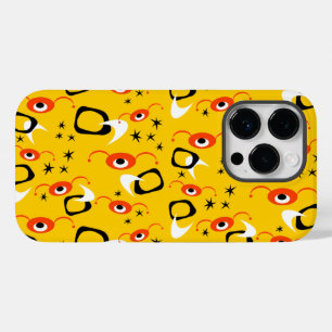 Coque Pour iPhone 14 Pro Araignées rétro atomique