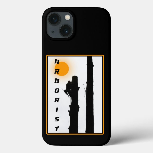 Coques Case-Mate iPhone Arboriste : Montée du soleil silhouette grimpeur (Verso)