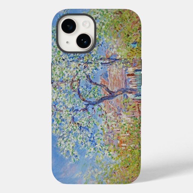 Coques Case-Mate iPhone Arbre à poires en fleurs - Claude Monet (Verso)