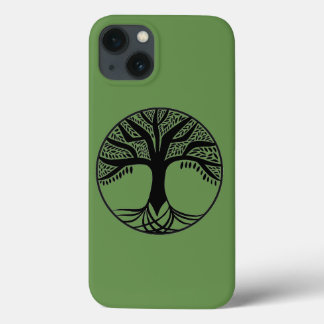 iPhone 13 Coque Arbre abstrait de cas de l'iPhone 7 de la vie