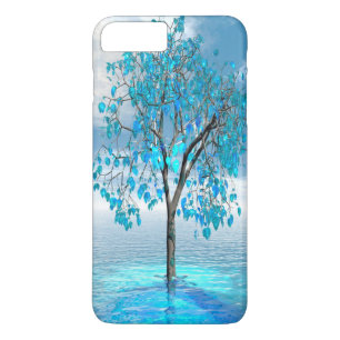 Case-Mate iPhone Case Arbre bleu cristal