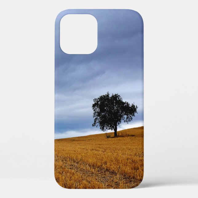 Coques Case-Mate iPhone Arbre dans un champ de blé (Verso)