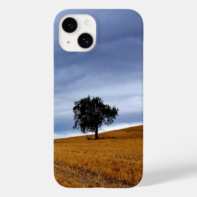 Coques Case-Mate iPhone Arbre dans un champ de blé (Verso)