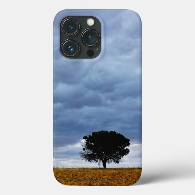 Coques Case-Mate iPhone Arbre dans un champ vide (Verso)