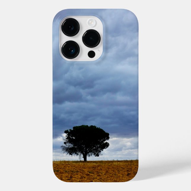 Coques Case-Mate iPhone Arbre dans un champ vide (Verso)
