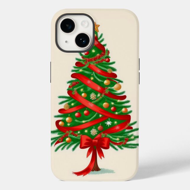 Coques Case-Mate iPhone Arbre de Noël (Verso)
