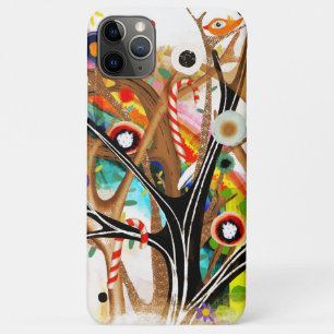 Case-Mate iPhone Case Arbre de Noël arc-en-ciel magie art Cane de bonbon