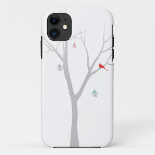 Coque iPhone 11 Arbre de Noël clairsemé