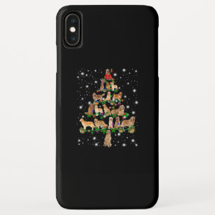 Case-Mate iPhone Case Arbre de Noël Golden Retriever Couvert Par Flash