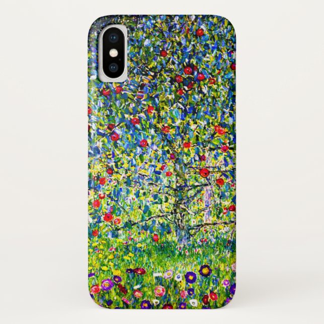 Coques Case-Mate iPhone Arbre pomme Gustav Klimt (Dos)