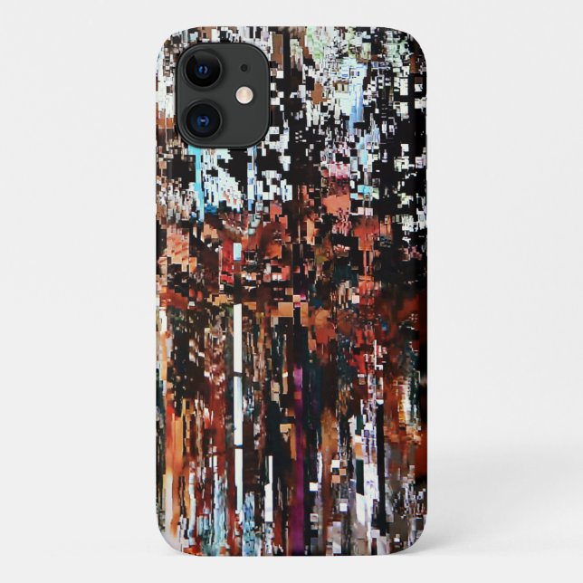 Coques Case-Mate iPhone Arbres Chaos Arbres d'Art Abstrait Téléphone (Dos)