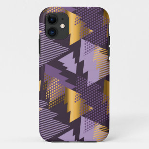 Coque iPhone 11 arbres de Noël pourpres