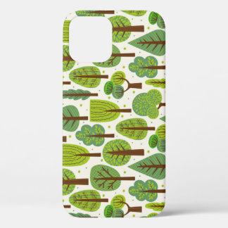 Case-Mate iPhone Case Arbres d'été : Motif vert sans joint