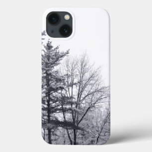 iPhone 13 Case Arbres enneigés : Vertical