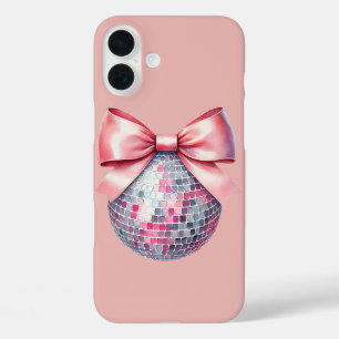 Coques iPhone 16 Plus Arc à bille en disco rose