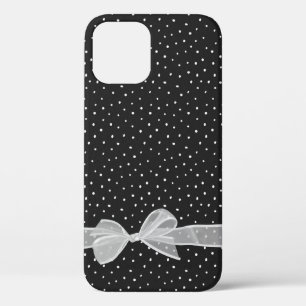 Case-Mate iPhone Case arc blanc à gaine sur pois