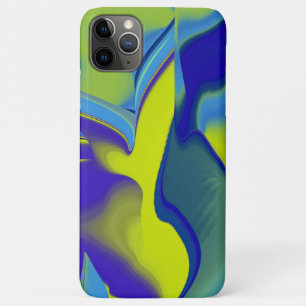 Case-Mate iPhone Case Arc-en-ciel 3D Abstrait dans jaune violet vert