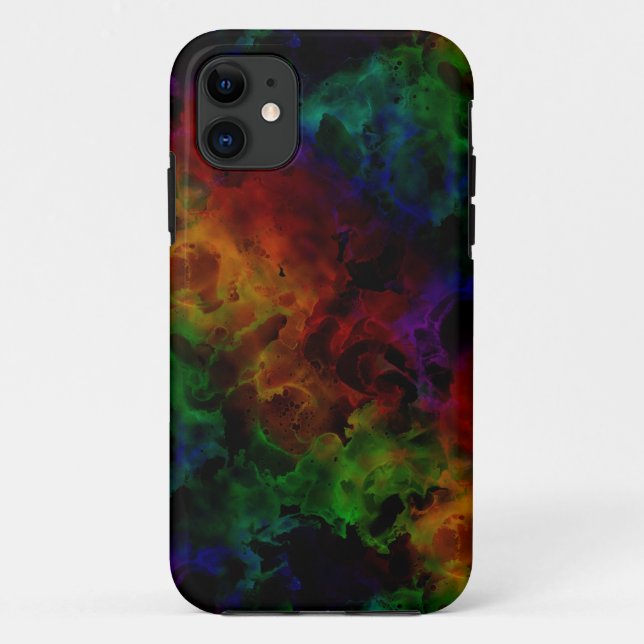Coques Case-Mate iPhone Arc-en-ciel Abstrait moderne (Dos)