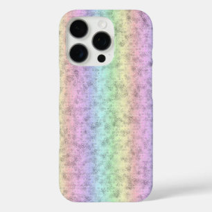 Coques iPhone 16 Pro Arc en ciel dans la peau d'éléphant cuir Optik