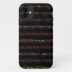 Etui iPhone Case-Mate arc-en-ciel de musique de feuille de l'iPhone 5