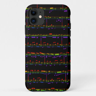 Etui iPhone Case-Mate arc-en-ciel de musique de feuille de l'iPhone 5