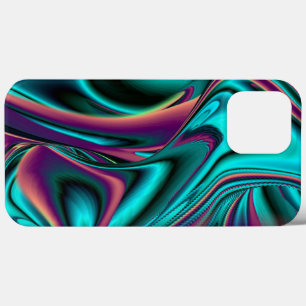 Case-Mate iPhone Case Arc-en-ciel métallique Abstrait futuriste
