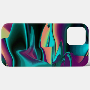 Case-Mate iPhone Case Arc-en-ciel métallique Abstrait futuriste