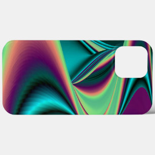 Case-Mate iPhone Case Arc-en-ciel métallique Abstrait futuriste
