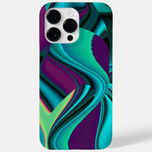 Coque Pour Pour iPhone 14 Pro Max Arc-en-ciel métallique Abstrait futuriste