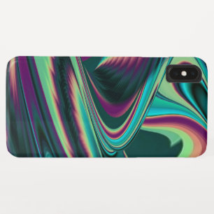 Case-Mate iPhone Case Arc-en-ciel métallique Abstrait futuriste