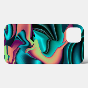 Case-Mate iPhone Case Arc-en-ciel métallique Abstrait futuriste