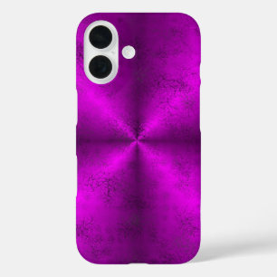 Coques iPhone 16 Arc-en-ciel rose en cuir d'éléphant Optik