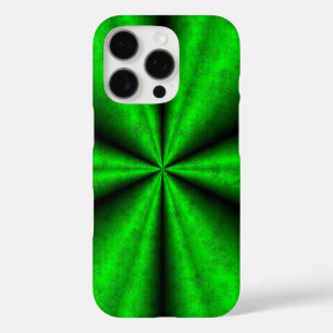 Coques iPhone 16 Pro Arc-en-ciel vert en cuir d'éléphant Optik
