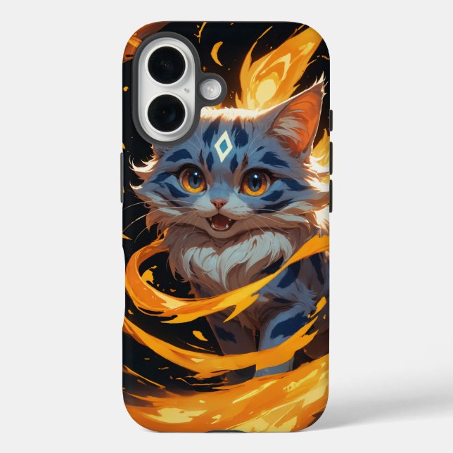 Coques Case-Mate iPhone Arcane Ember : Le Chaton À Flamebound (Verso)