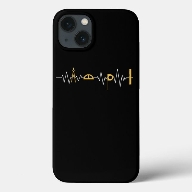 Coques Case-Mate iPhone Architecte Architecture Outil Heartbeat Pulse (Verso)