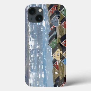 iPhone 13 Coque Architecture colorée de la ville, Narsaq,