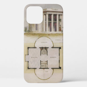 Case-Mate iPhone Case Architecture vintage, Plan de sol et Villa grecque