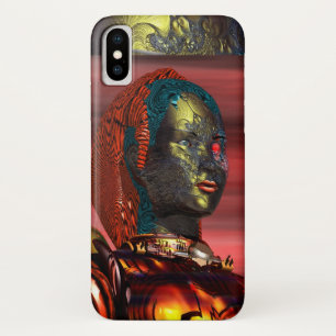 Etui iPhone Case-Mate ARES /CYBORG PORTRAIT DANS SUNSET Science-fiction