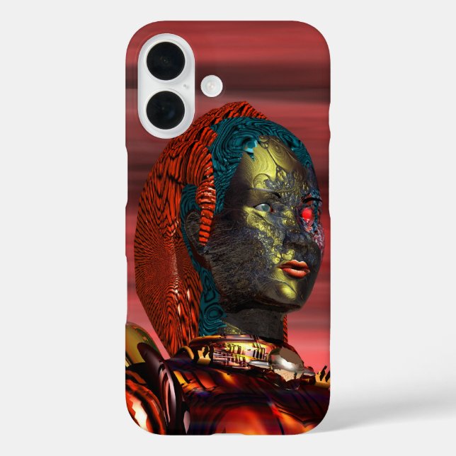 Coques Case-Mate iPhone ARES - CYBORG PORTRAIT Science-fiction (Verso)