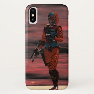 Etui iPhone Case-Mate ARES CYBORG, RED SUNSET Science Fiction, Sci-Fi