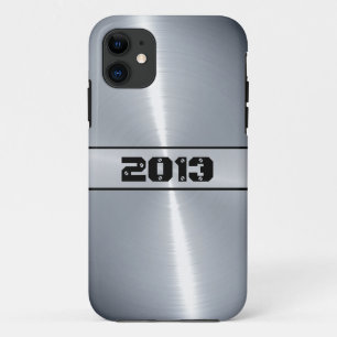 Case-Mate iPhone Case Argent brillant acier inoxydable métal 10