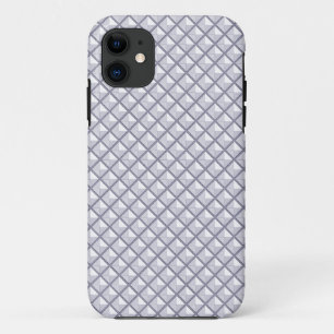 Etui iPhone Case-Mate Argent, look métallique, grille cloutée