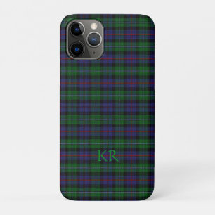 Case-Mate iPhone Case Argyll District Tartan avec monogramme / nom