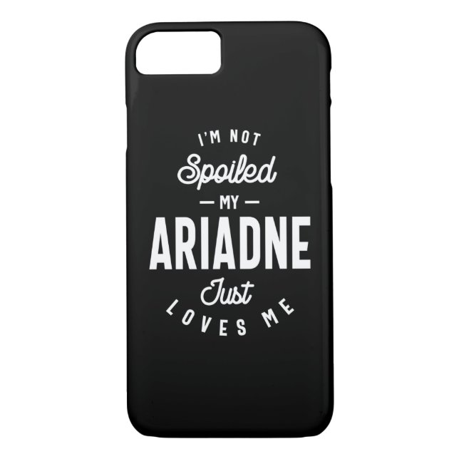 Coques Case-Mate iPhone Ariadne Nom personnalisé Cadeau Anniversaire (Dos)